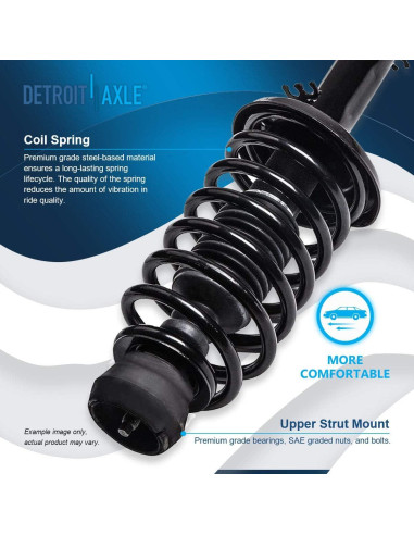Amortiguadores y Struts Detroit Axle para VW Beetle, Golf, Jetta