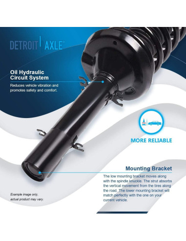 Amortiguadores y Struts Detroit Axle para VW Beetle, Golf, Jetta