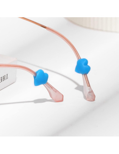 15 Pares de Retenedores de Gafas Silicona Multicolor Amor