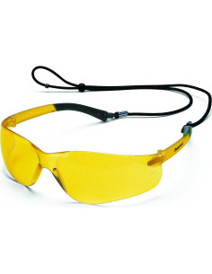 Gafas de Seguridad MCR Safety BK114 Lente Ámbar UV 1 Par 2