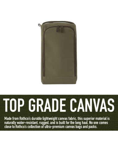 Bolsa de Zapatos de Lona Rothco 78892 Marrón