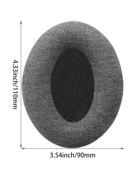 Almohadillas de Repuesto Akkiv para Auriculares Sennheiser HD650/HD600/HD660S - Terciopelo y Espuma de Memoria