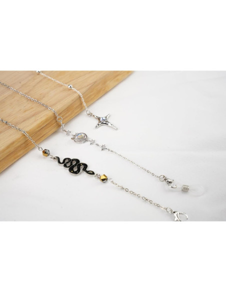 Cadena de Gafas Elegante Shionreiy con Colgante Único para Mujeres