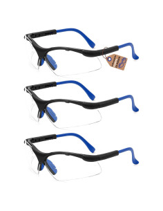 Gafas de Seguridad Envolventes QG02-3P Antivaho UV 100%