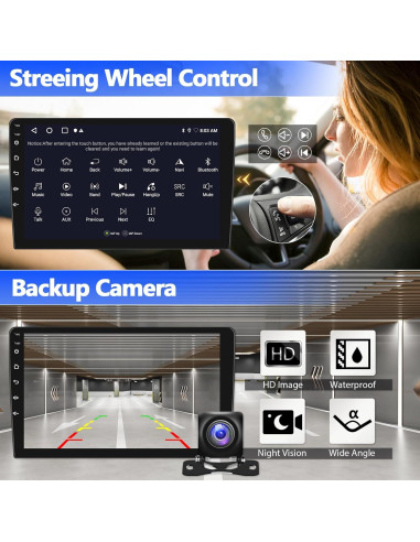 Estéreo de Coche Android 11 SIXWIN 10.1" para Honda Accord 2008-2013