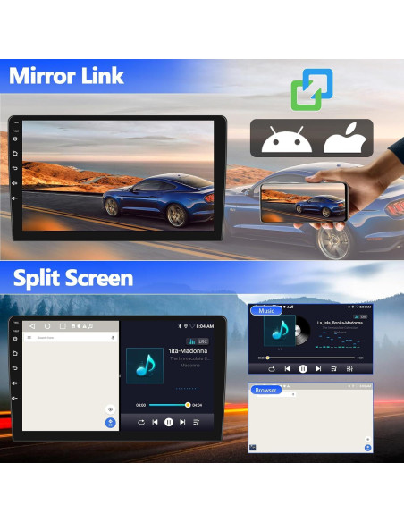 Estéreo de Coche Android 11 SIXWIN 10.1" para Honda Accord 2008-2013