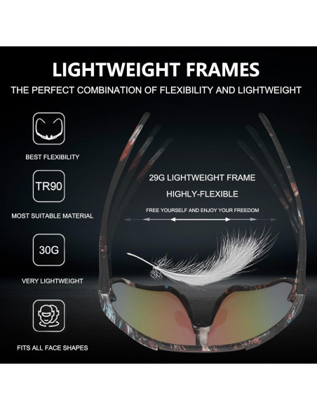 Gafas de sol OULAIQI 548 deportivas con 3 lentes UV400