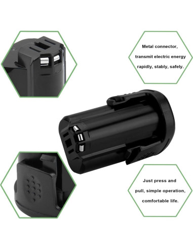 2 Baterías de 12V 3.0Ah para Dremel B812-01 B812-02 B812-03