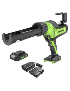 Pistola de Calafateo Inalámbrica Greenworks 24V 2Ah Anti-Goteo