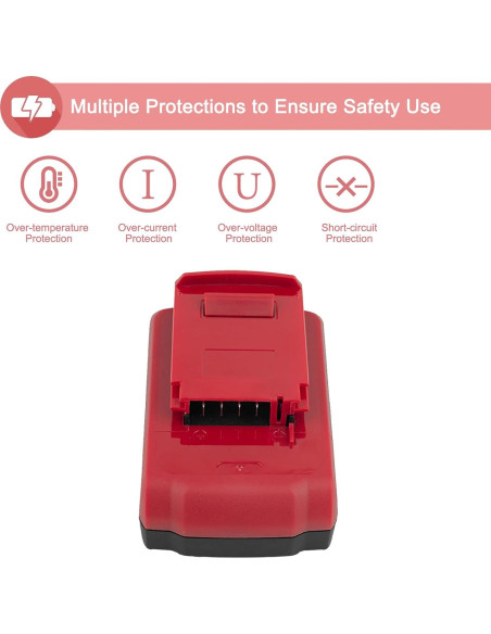 2 Baterías de Litio 18V Porter Cable PC18BLX + Cargador PCXMVC