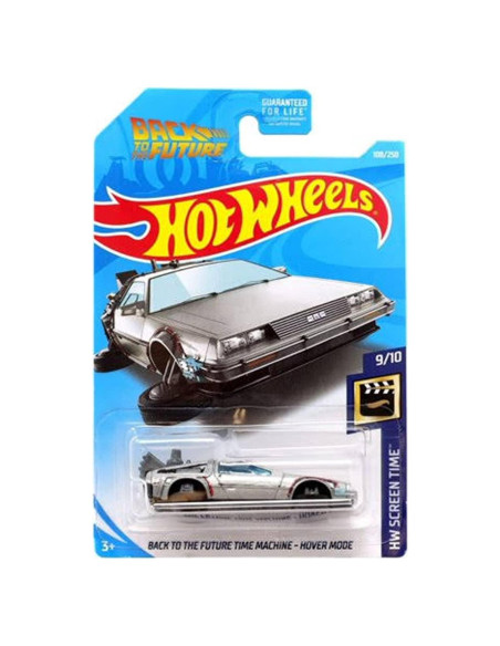 DieCast Hot Wheels Máquina del Tiempo Regreso al Futuro 2019