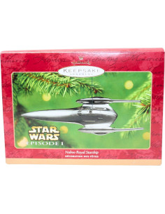 Adorno Hallmark 2001 Nave Real Naboo Star Wars 16.5 cm 2