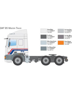 Camión DAF 95 Master Truck Italeri 1/24 Detalle Alto 2