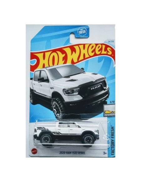 Hot Wheels 2020 Ram 1500 Rebel Blanco 3/10 - Mattel