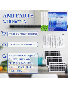 Filtro de Aire y Conservador de Productos AMI PARTS W10311524/W10346771A 2