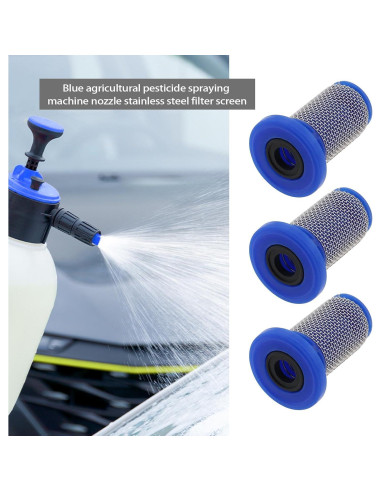 Filtros de Malla de Boquilla de Pulverización 10Pcs Azul 50 Malla