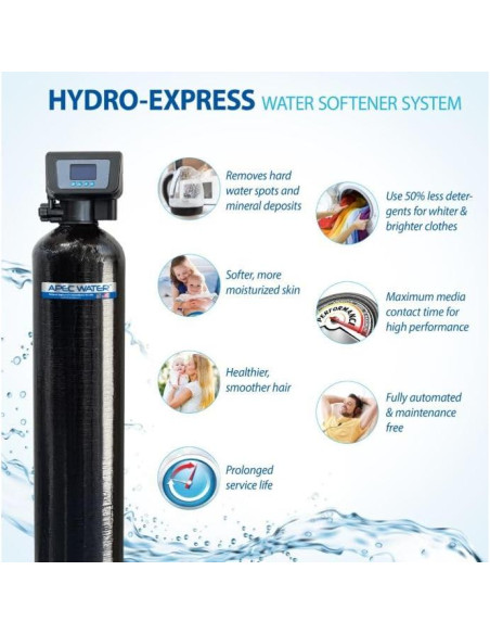 Ablandador de Agua APEC SOFTENER-HE-30-FG 30K Granos