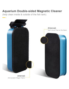 Rascador Magnético para Acuario Learay - Tamaño S 2