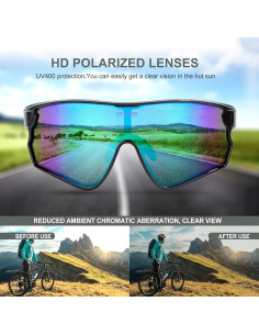 Gafas de Ciclismo TOP VISION EX-9400 Polarizadas UV400 2