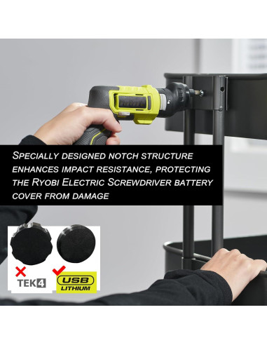 Tapa de Cubierta de Batería LXLO para Destornillador Ryobi 4V