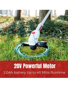 Desmalezadora Inalámbrica KAKEI 20V 260mm 8000RPM 45min 2