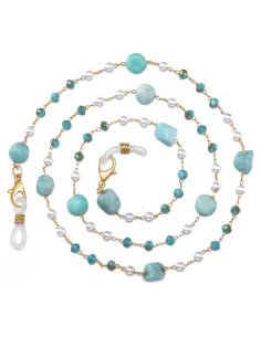 Cadena de Gafas Humlbird para Mujeres 67 cm Cristal Natural