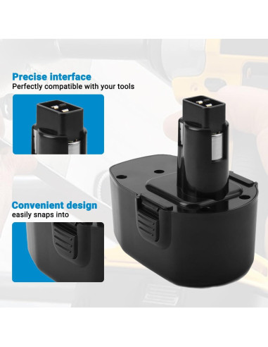 Batería Recargable Exmate 3500mAh 14.4V para Dewalt