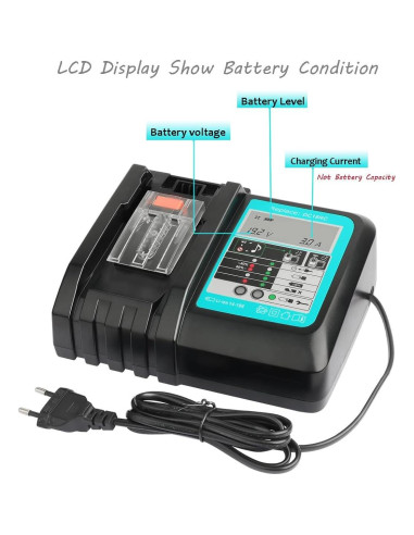 2 Baterías 18V 5.0Ah BL1850B y Cargador para Makita