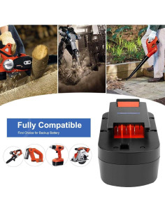 Batería Ni-MH 18V 3.5Ah Exmate + Cargador Compatible Black & Decker 2
