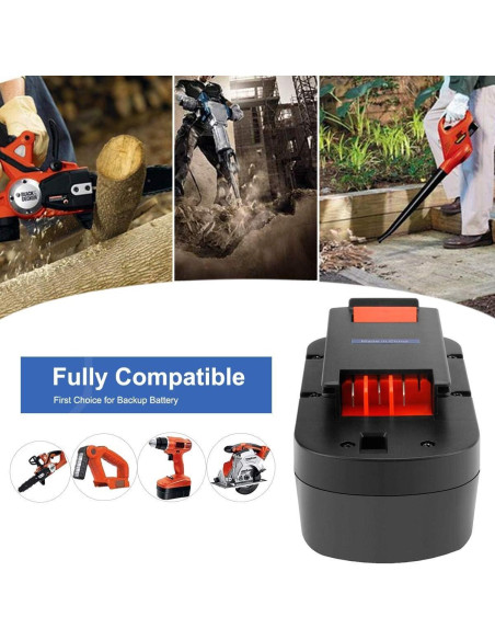 Batería Ni-MH 18V 3.5Ah Exmate + Cargador Compatible Black & Decker