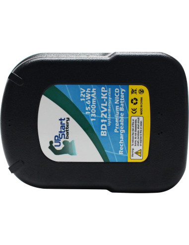 Batería Reemplazo 12V NiCd 1300mAh UpStart para Black & Decker