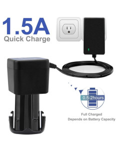 Batería Recargable Li-ion Exmate 3.6V 3000mAh 2 Pzas + Cargador 2