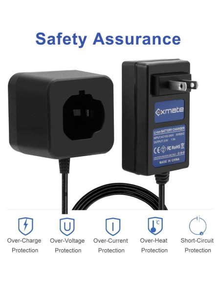 Batería Recargable Li-ion Exmate 3.6V 3000mAh 2 Pzas + Cargador