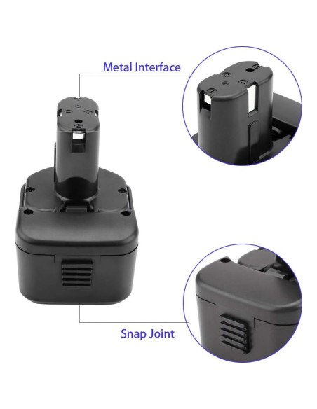 Batería Recargable Ni-MH 12V 3.5Ah Exmate para Hitachi