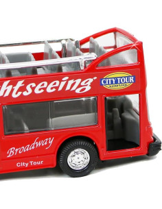 Autobús turístico de juguete Liberty Imports NYC 17.27 cm 2