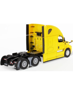Camión Tractora Cama Durmiente Diecast Masters Freightliner New Cascadia Amarillo 1/50 2