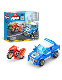 Juguete de Construcción MAX Aventura Persecución Policial 96 Pzas