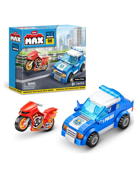 Juguete de Construcción MAX Aventura Persecución Policial 96 Pzas