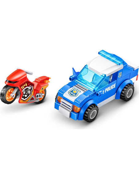 Juguete de Construcción MAX Aventura Persecución Policial 96 Pzas