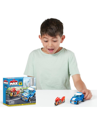 Juguete de Construcción MAX Aventura Persecución Policial 96 Pzas