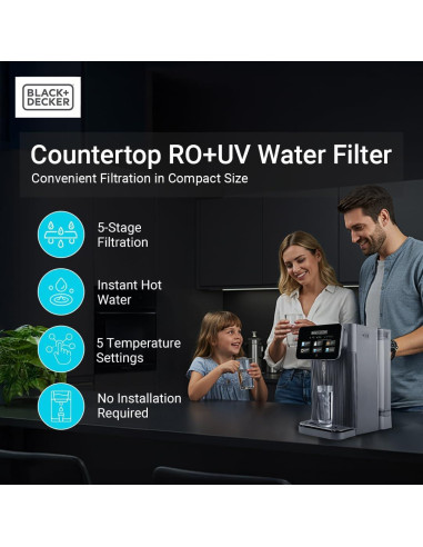 Filtrador de Agua Black+Decker BXWF121003US RO+UV 5 Etapas
