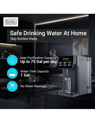 Filtrador de Agua Black+Decker BXWF121003US RO+UV 5 Etapas