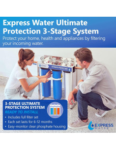 Sistema de Filtración de Agua Express Water 3 Etapas Deluxe 2