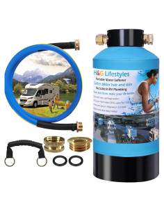 Ablandador de Agua Portátil H&G Estilos de Vida para RV 6.16 kg
