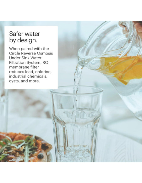 Filtro de Membrana de Agua Brondell RF-40 para Ósmosis Inversa