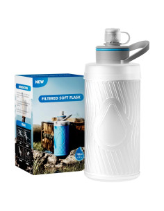 Botella de Agua Filtrada SurviMate 700ml Plegable Ultra Ligera