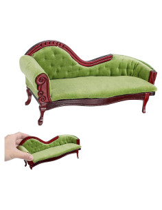 Banco de Madera Vintage Jarbins para Casa de Muñecas 1:12