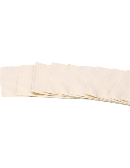 Paquete de 10 Paños de Limpieza Kiddison Crema 11.5cm