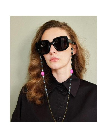 Cadena de Gafas para Mujeres con Perlas y Soporte Antideslizante Cadena de Gafas para Mujeres con Perlas y Soporte Antideslizante