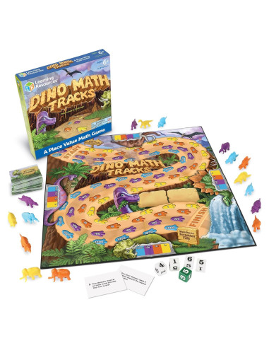 Juego de Pistas Matemáticas Dino Learning Resources - Suma y Resta